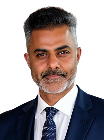 Man in suit with gray hair | Mickey Shah